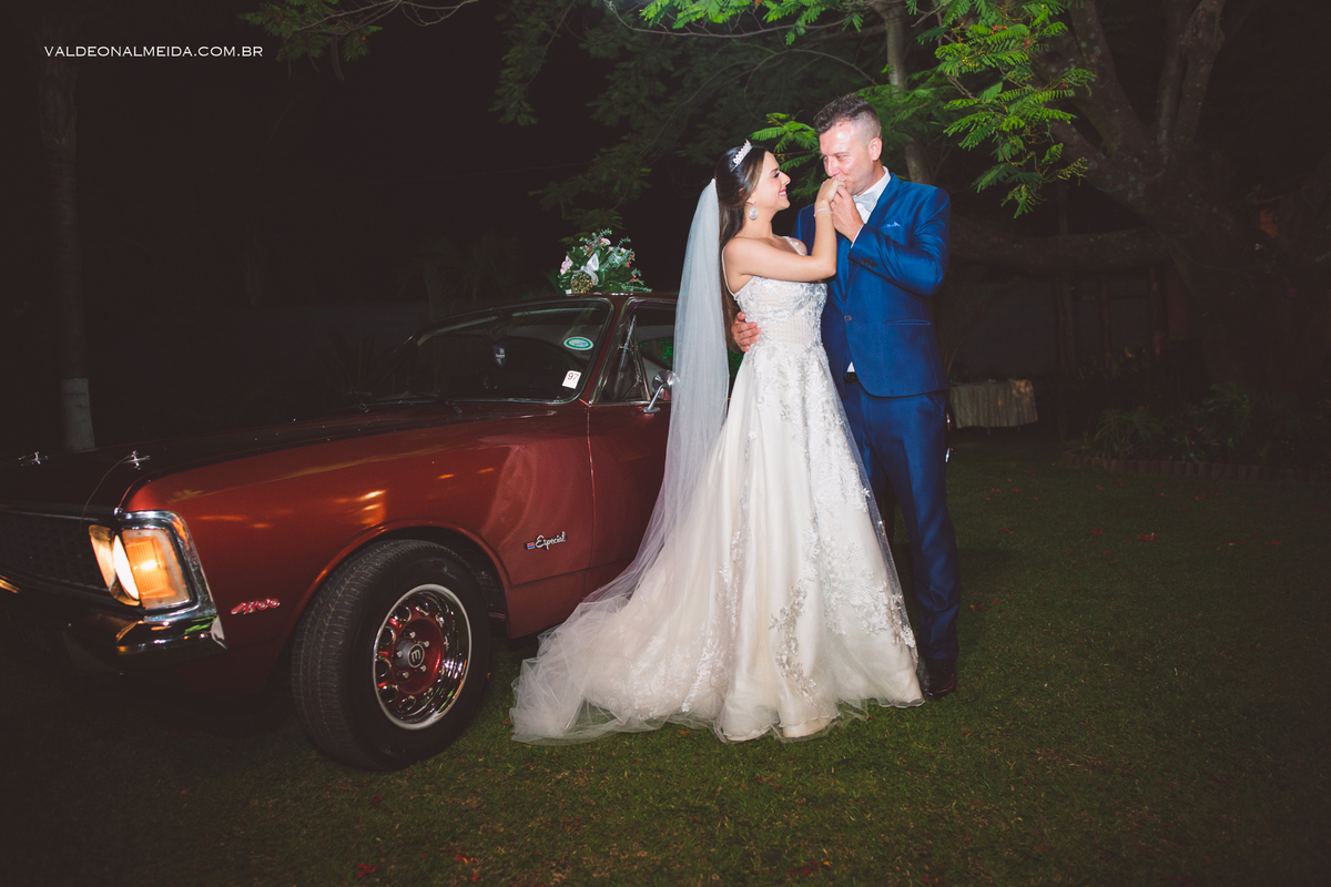 Fotografia de casamento - ensaio com os noivos