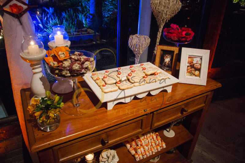 Casamento Zéfiro Niterói, biscoitos temáticos.