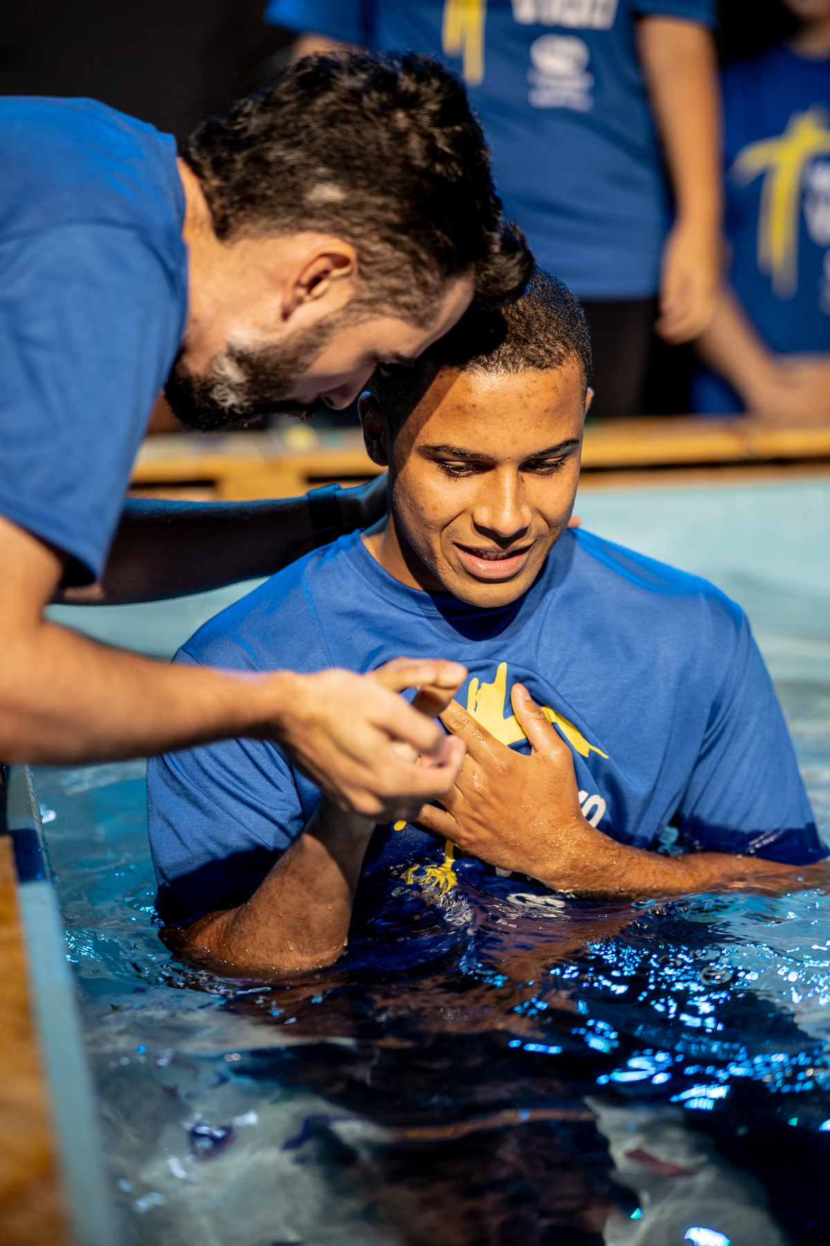 Comunidade da Graça cgguarulhos Cg Guarulhos FERNANDO DINIZ Pastor Fernando Diniz Batismo Batismo nas águas fotografia Jesus Igreja Família