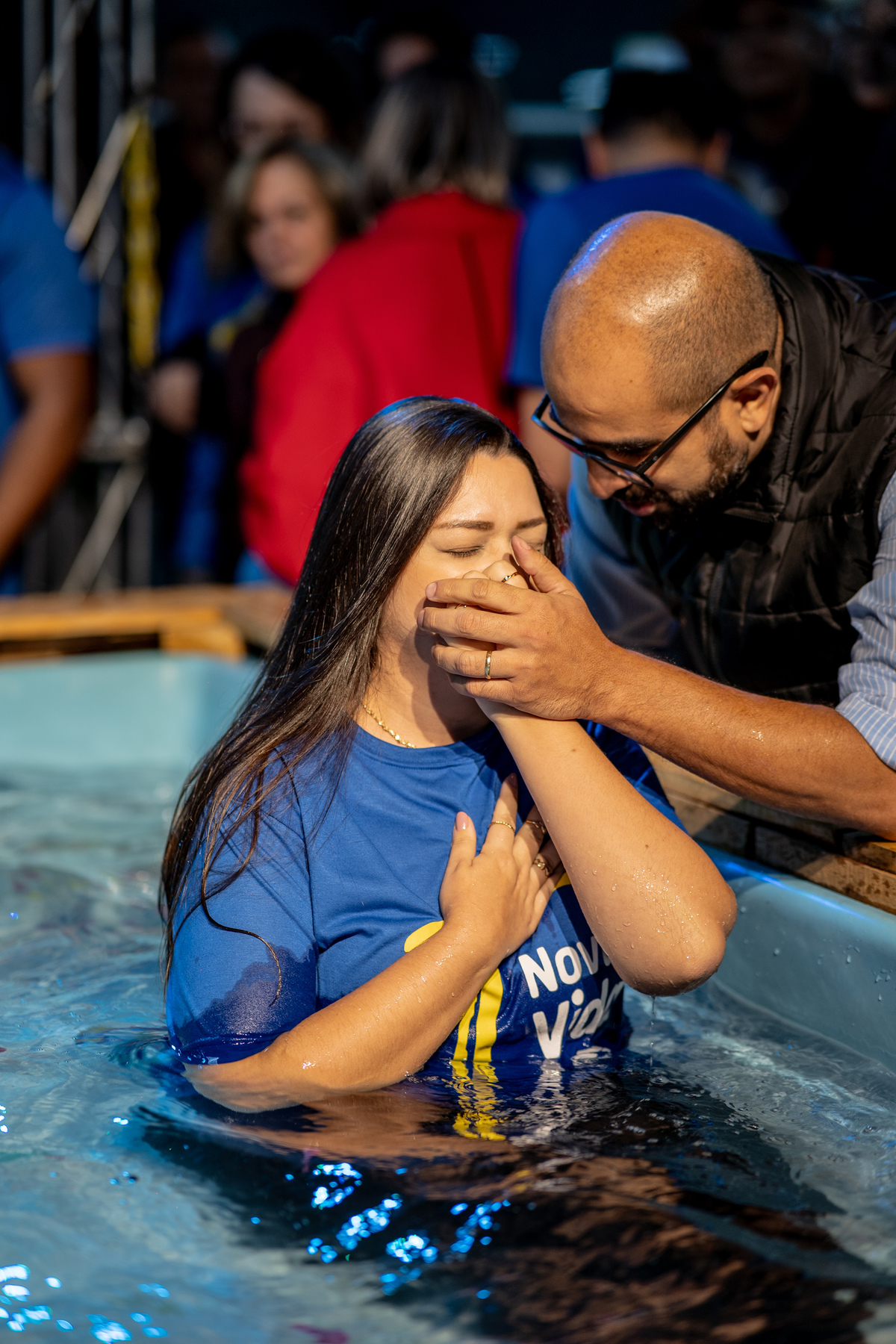 Comunidade da Graça cgguarulhos Cg Guarulhos FERNANDO DINIZ Pastor Fernando Diniz Batismo Batismo nas águas fotografia Jesus Igreja Família