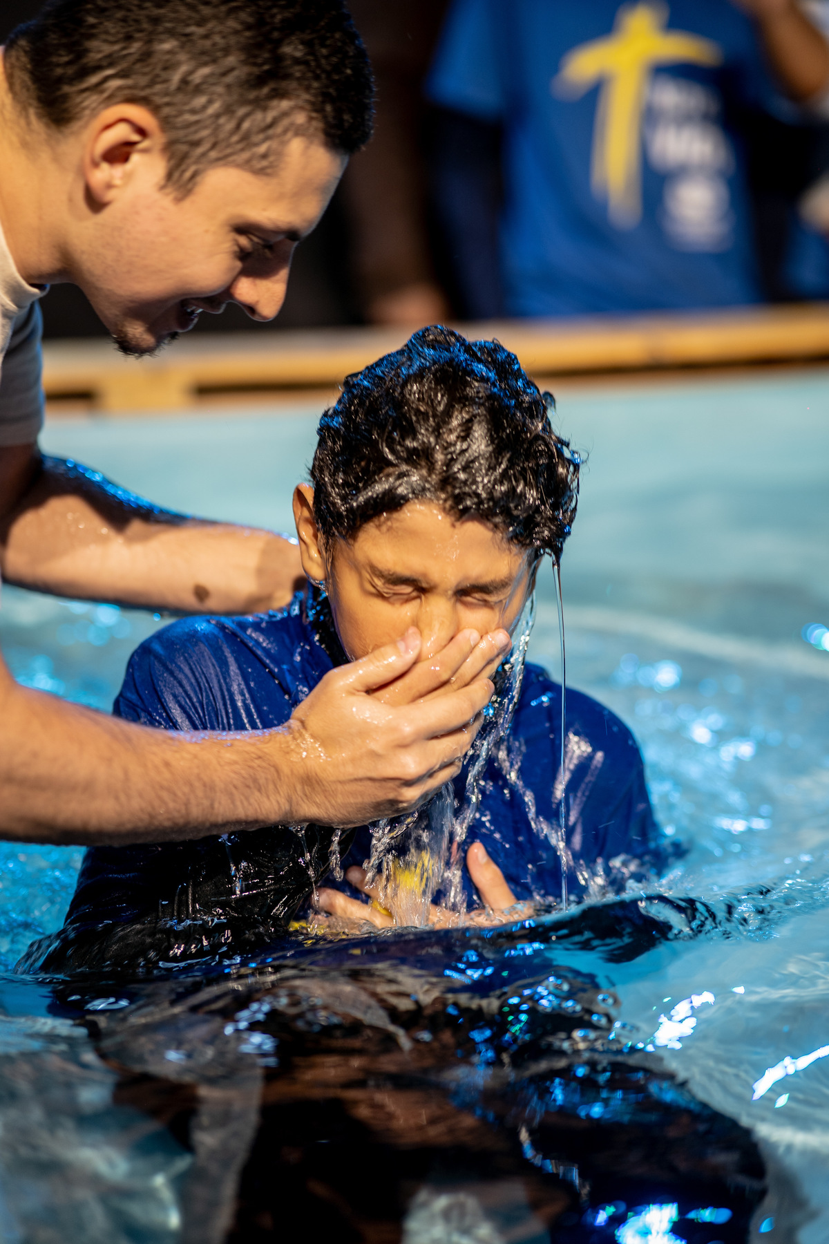 Comunidade da Graça cgguarulhos Cg Guarulhos FERNANDO DINIZ Pastor Fernando Diniz Batismo Batismo nas águas fotografia Jesus Igreja Família