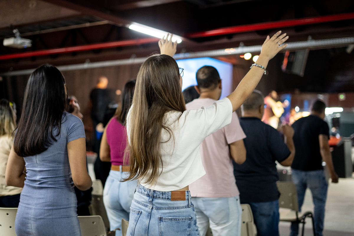 Culto de celebração, comunidade da Graça