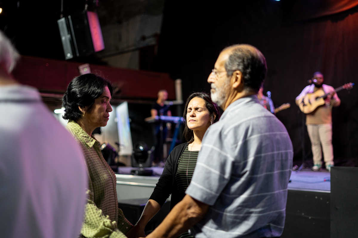 Culto de celebração, comunidade da Graça