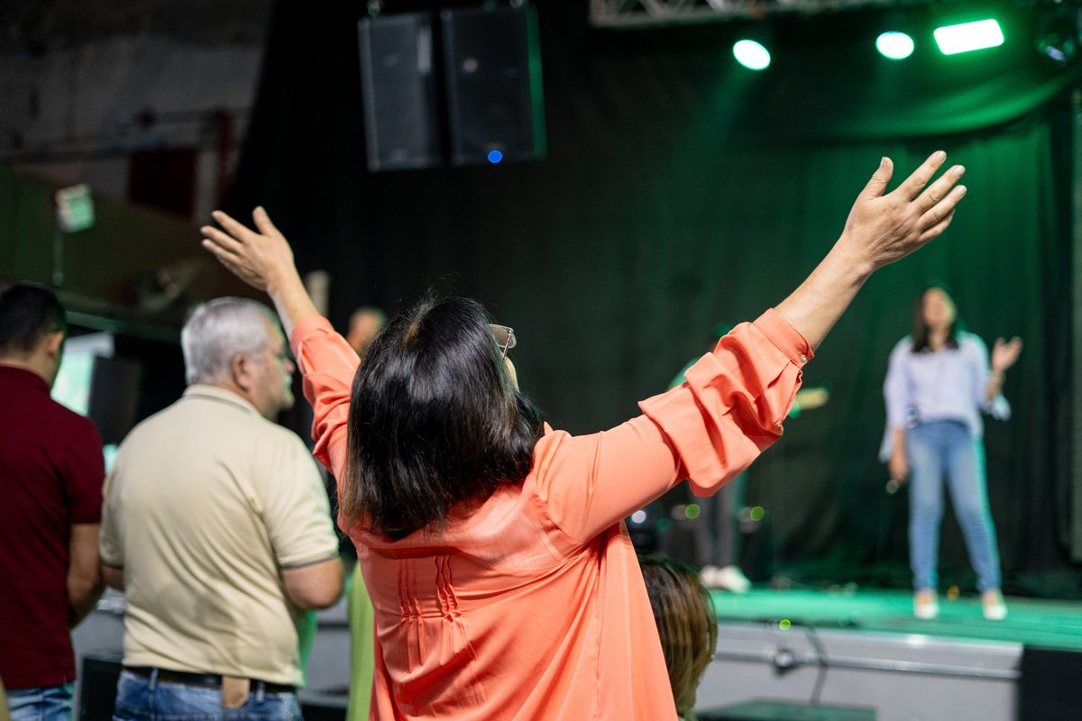 Culto de celebração, comunidade da Graça