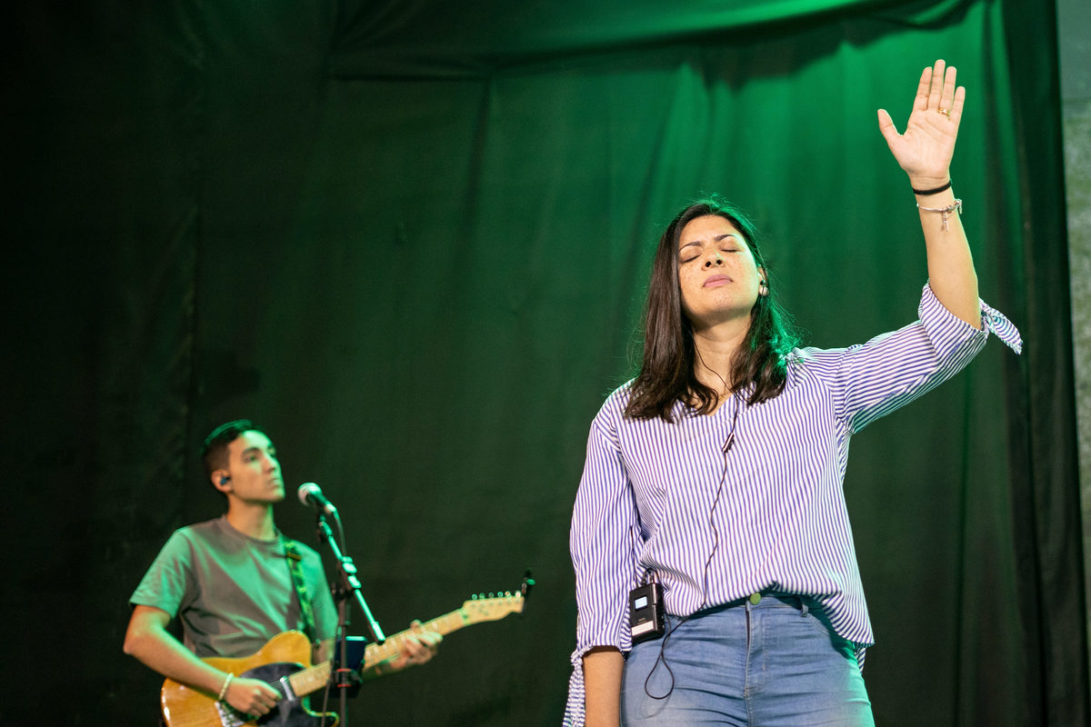 Culto de celebração, comunidade da Graça