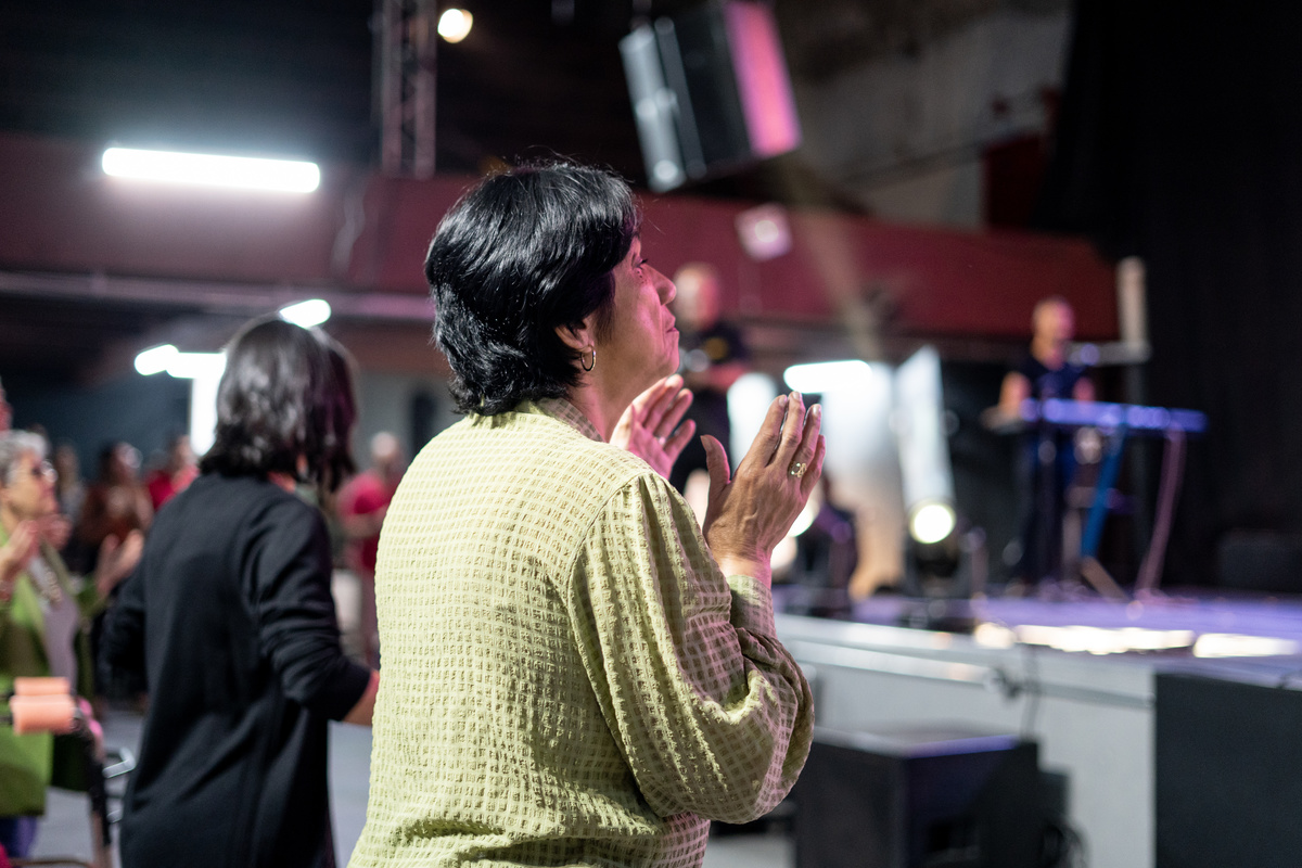 Culto de celebração, comunidade da Graça