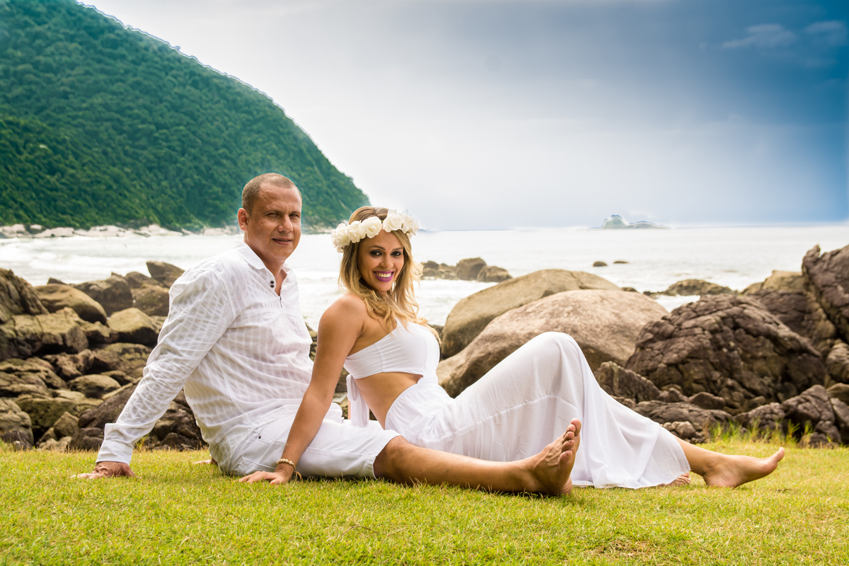 casal praia iporanga guarujá- sp