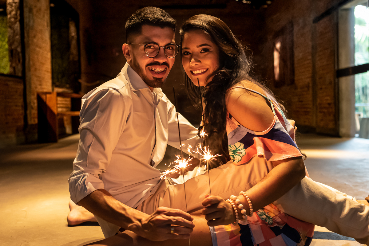 Pre Wedding iluminado