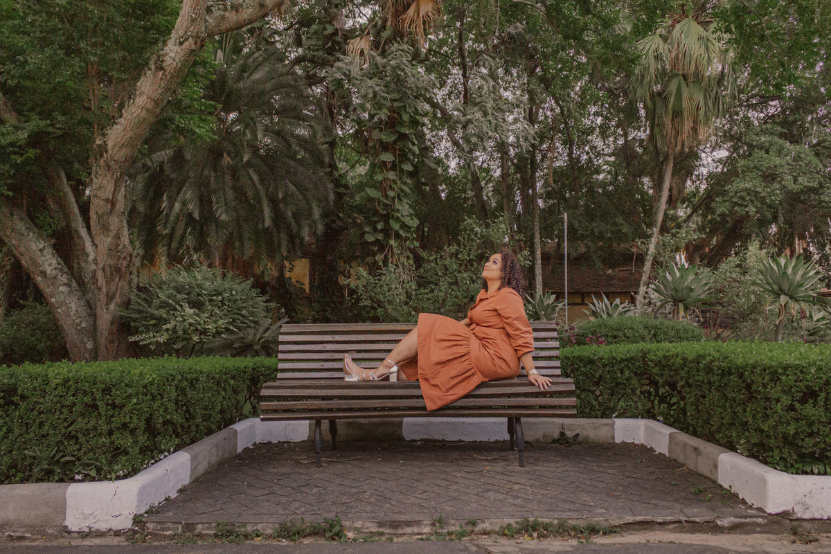 ensaio fotografico feminino externo realizado no parque da água branca, São Paulo SP, Zona Leste