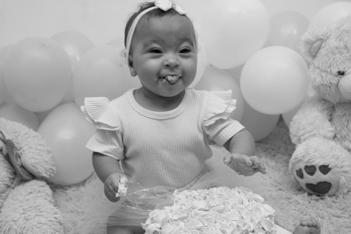 Ensaio fotografico de 1 ano, Smash the cake feminino - São Paulo, SP