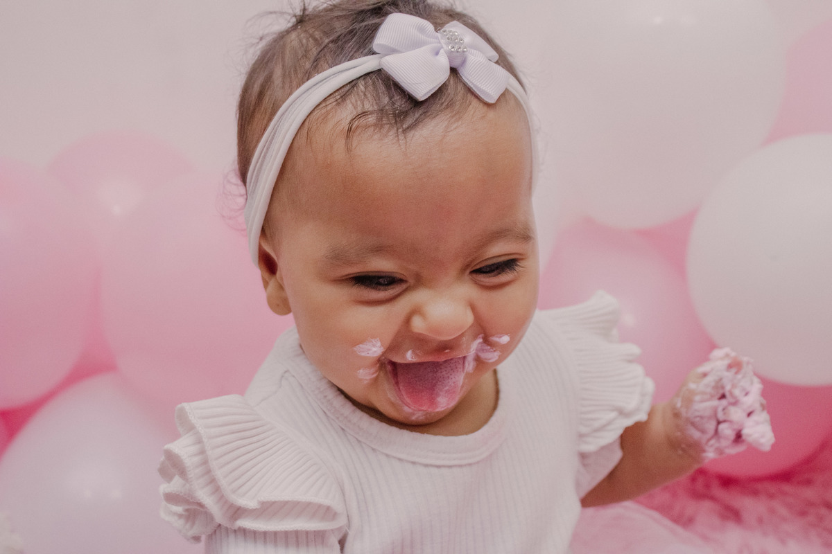 Ensaio fotografico de 1 ano, Smash the cake feminino - São Paulo, SP