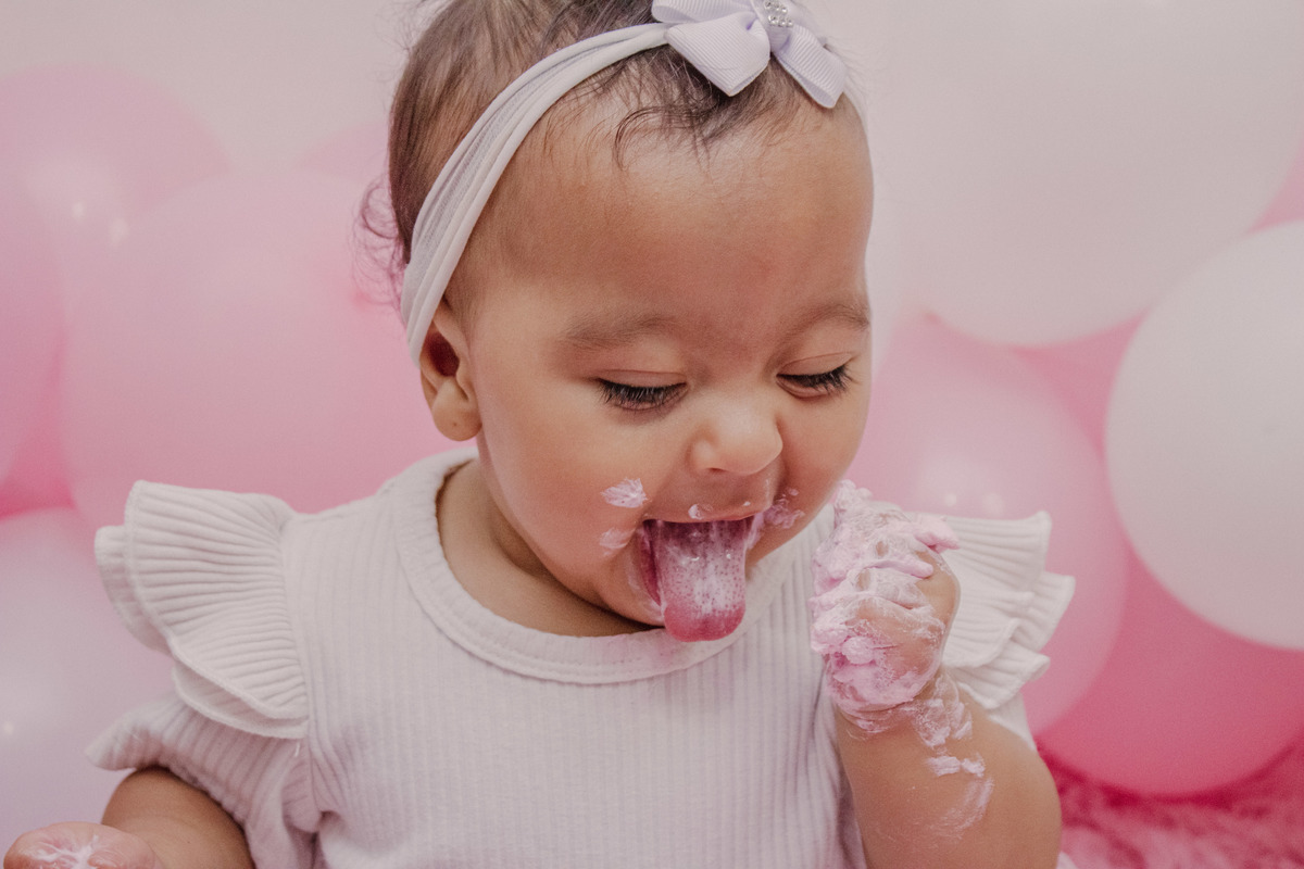 Ensaio fotografico de 1 ano, Smash the cake feminino - São Paulo, SP