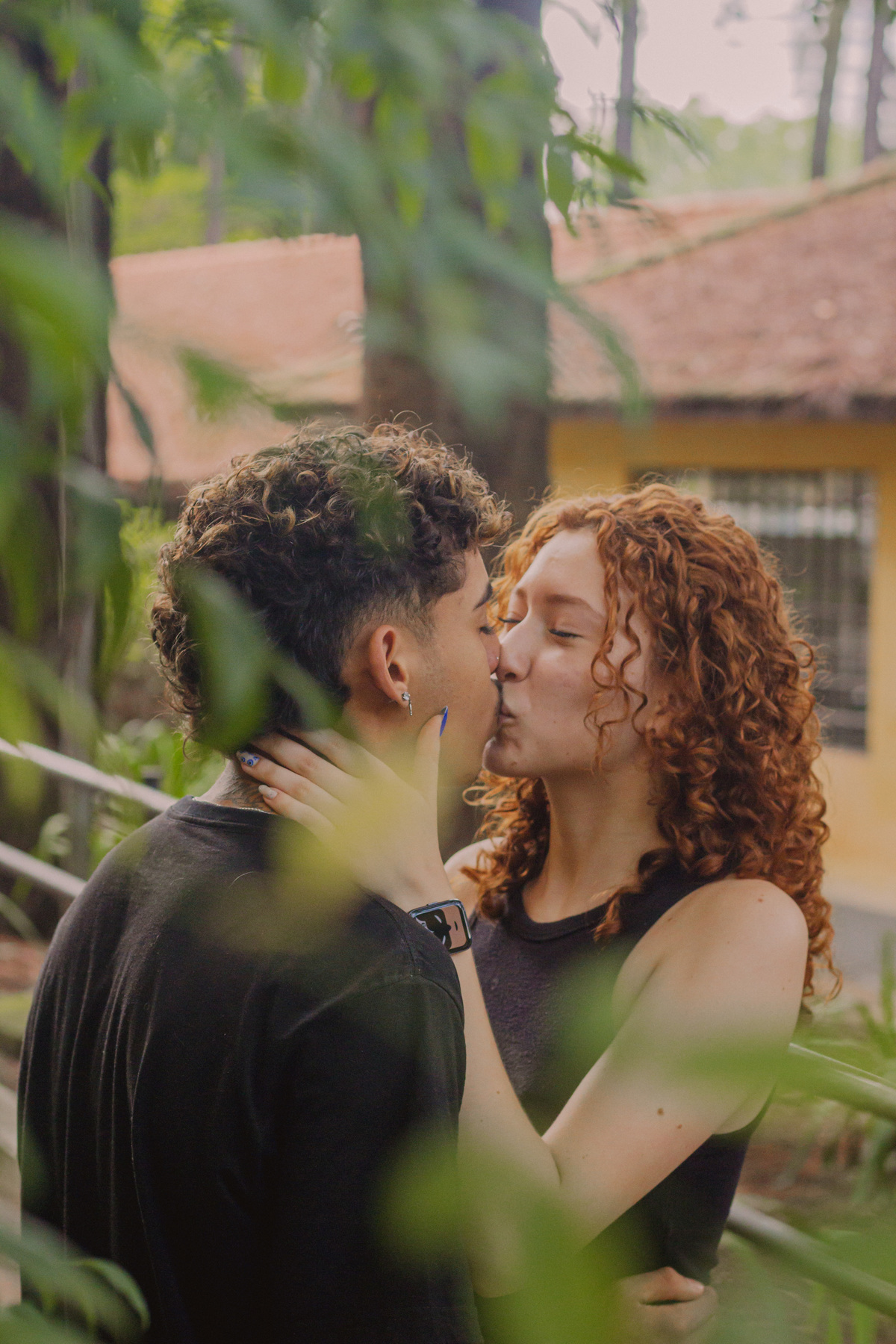 ensaio fotografico de casal jovem realizado no parque da água branca, Barra Funda - São Paulo, SP