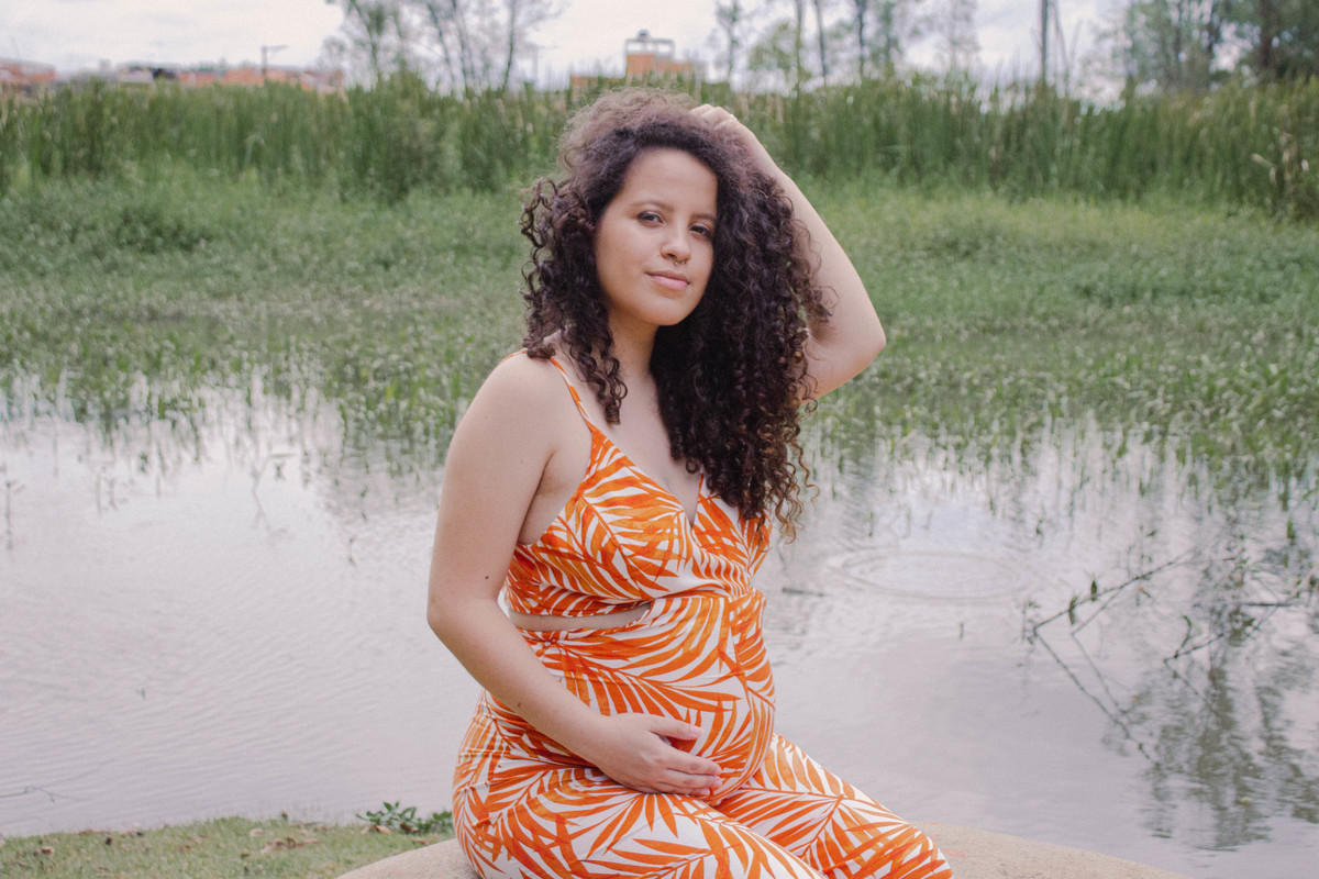 Ensaio Fotografico de gestante no parque Biacica