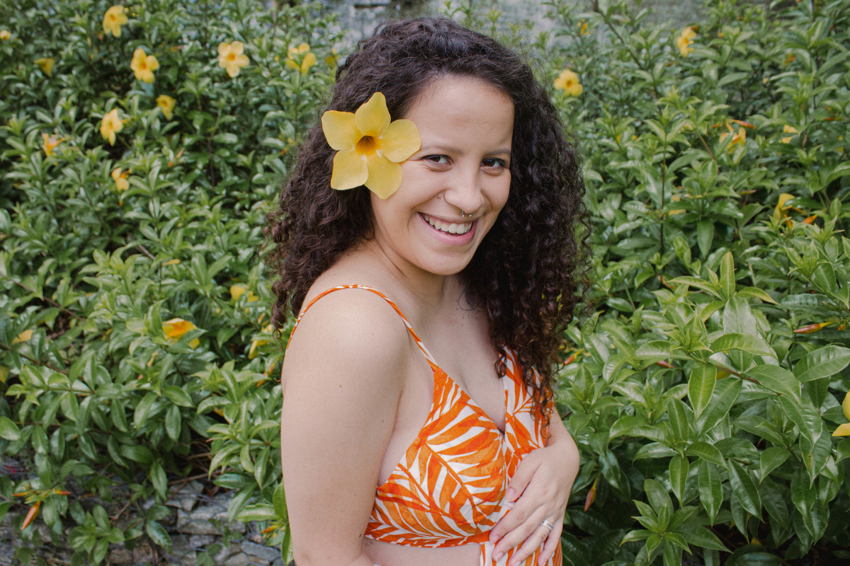 Ensaio Fotografico de gestante no parque Biacica