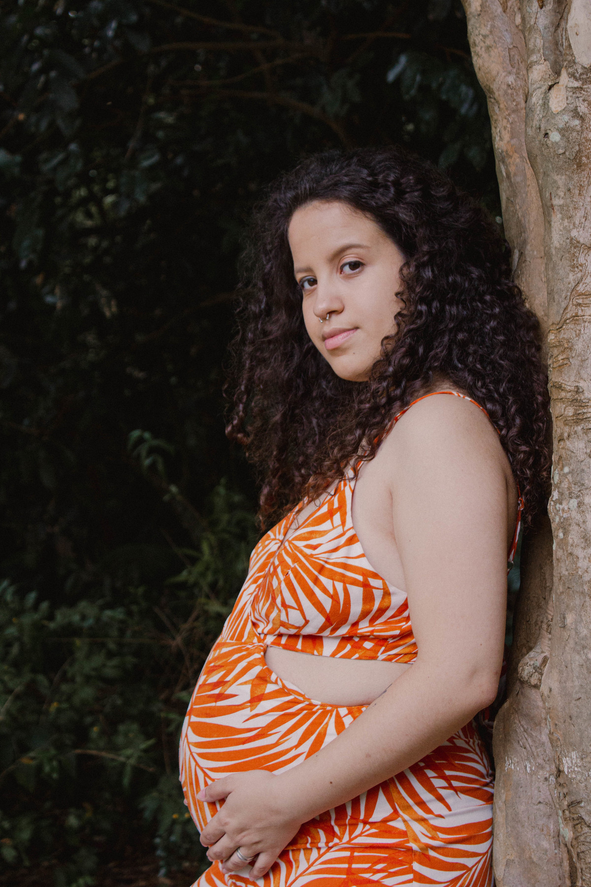 Ensaio Fotografico de gestante no parque Biacica