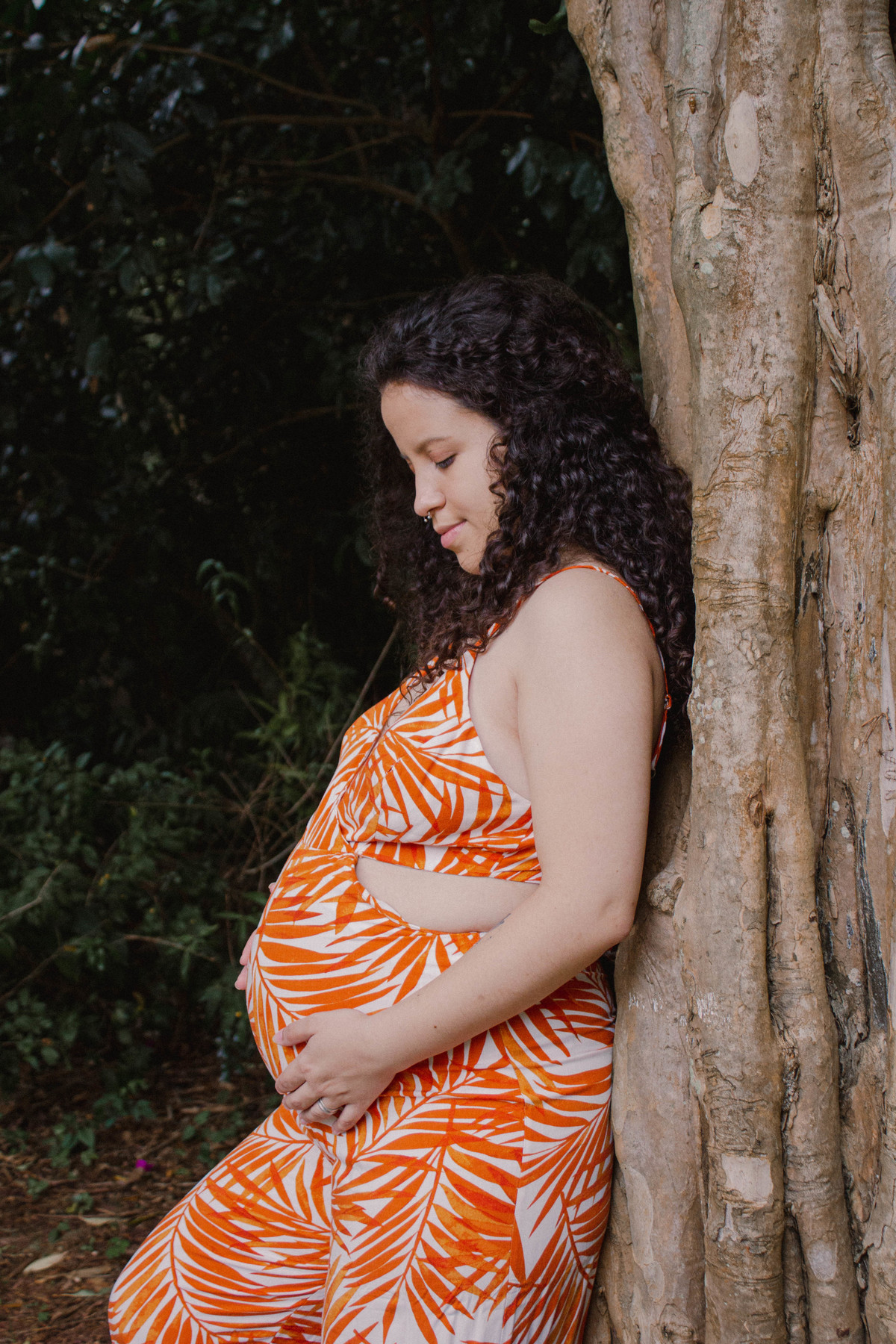 Ensaio Fotografico de gestante no parque Biacica