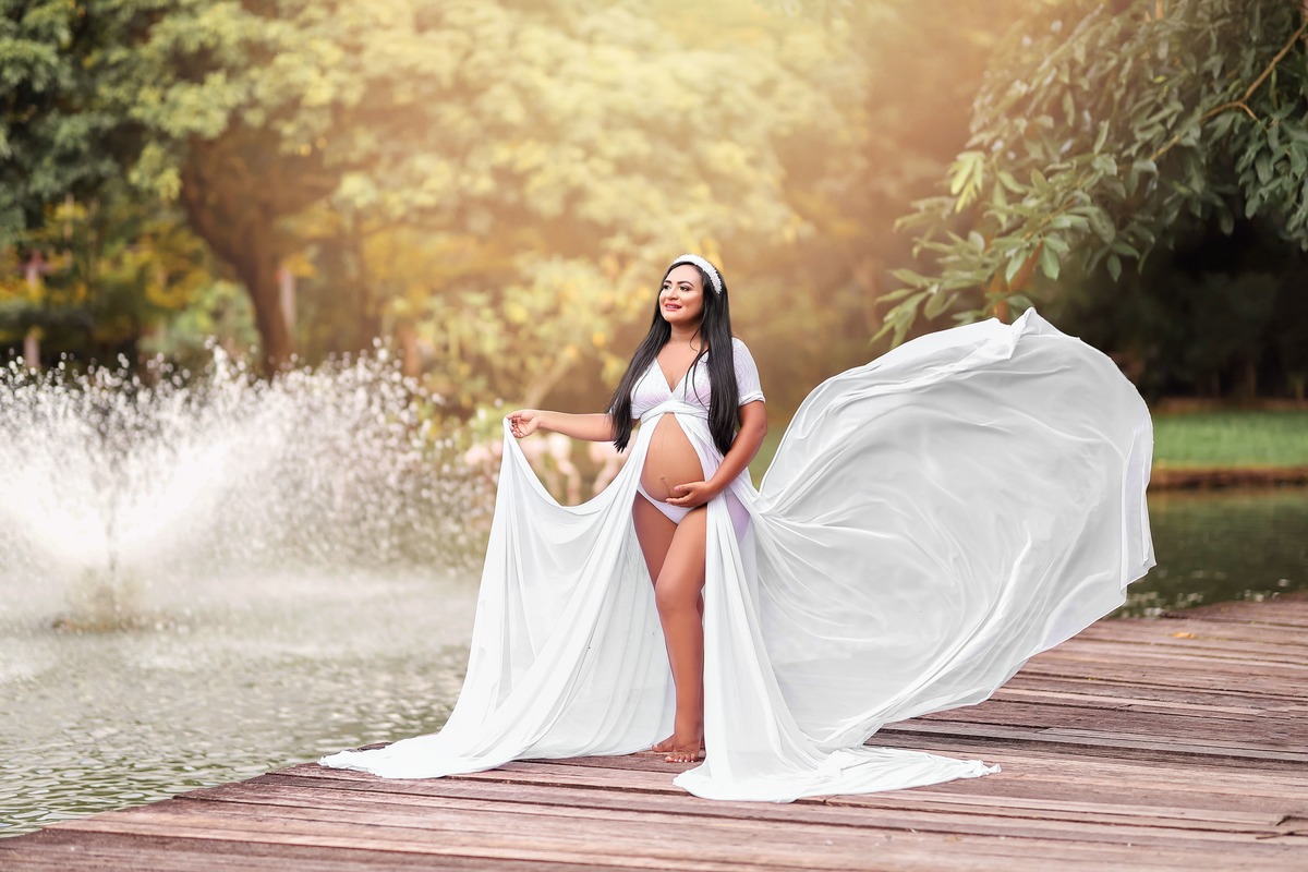 Ensaio gestante - Mangal das Garças | Katharine Vaz Fotógrafa Belém - Pará