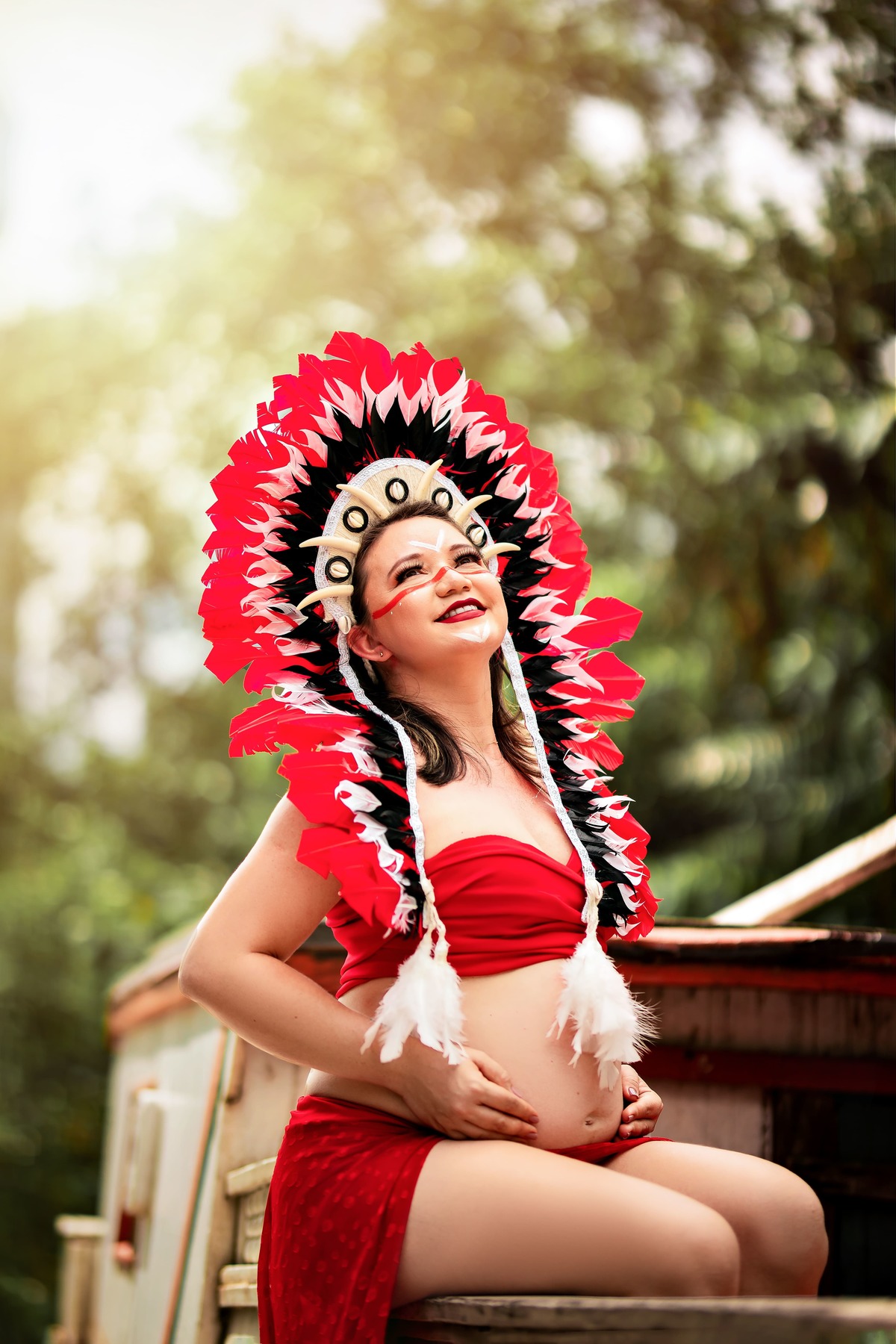 Ensaio gestante - Mangal das Garças em Belém, Pará