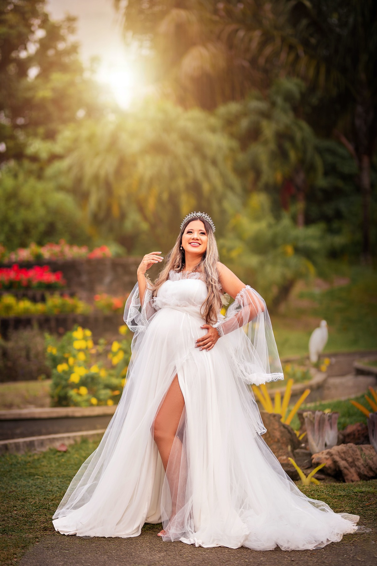 Ensaio gestante - Mangal das Garças em Belém, Pará