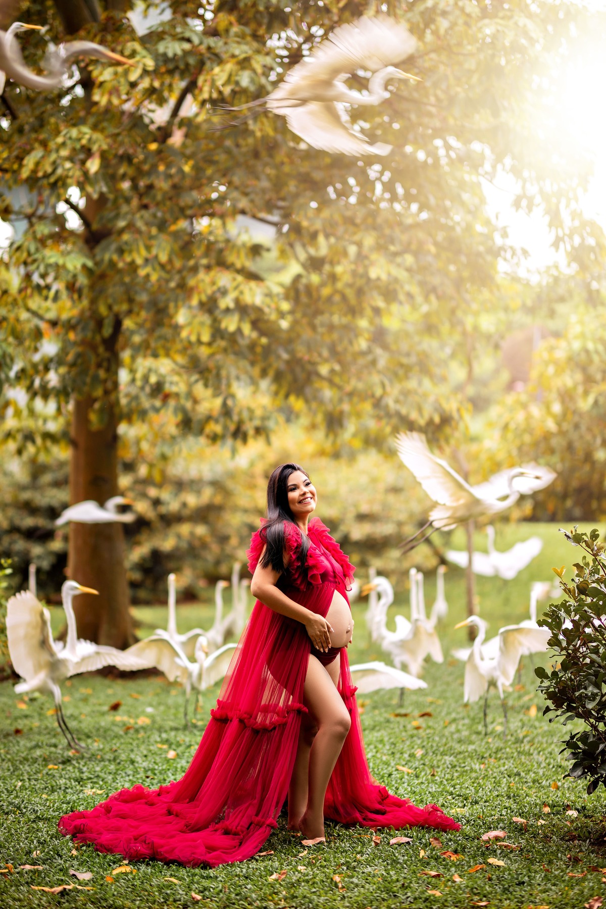 Ensaio gestante - Mangal das Garças | Katharine Vaz Fotógrafa Belém - Pará