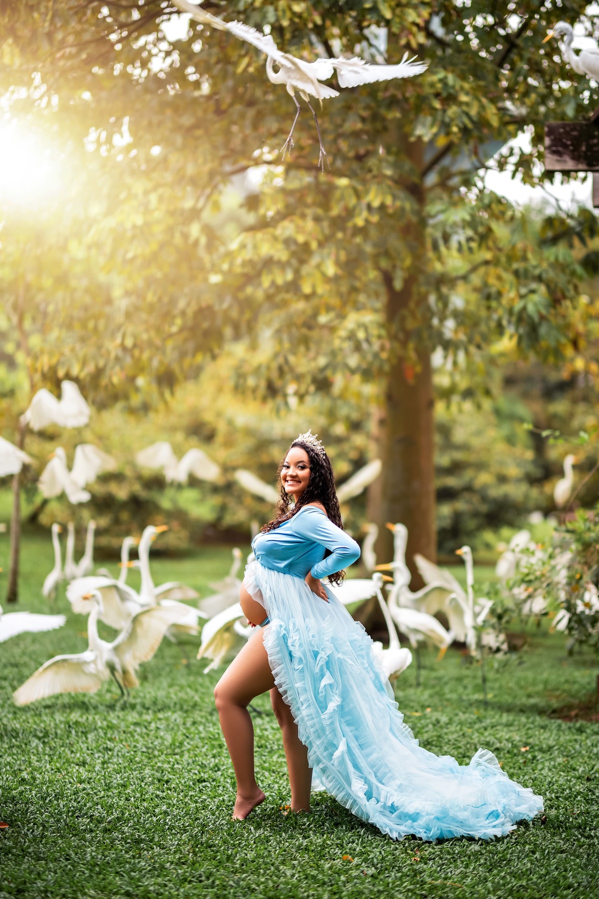 Ensaio gestante - Mangal das Garças | Katharine Vaz Fotógrafa Belém - Pará