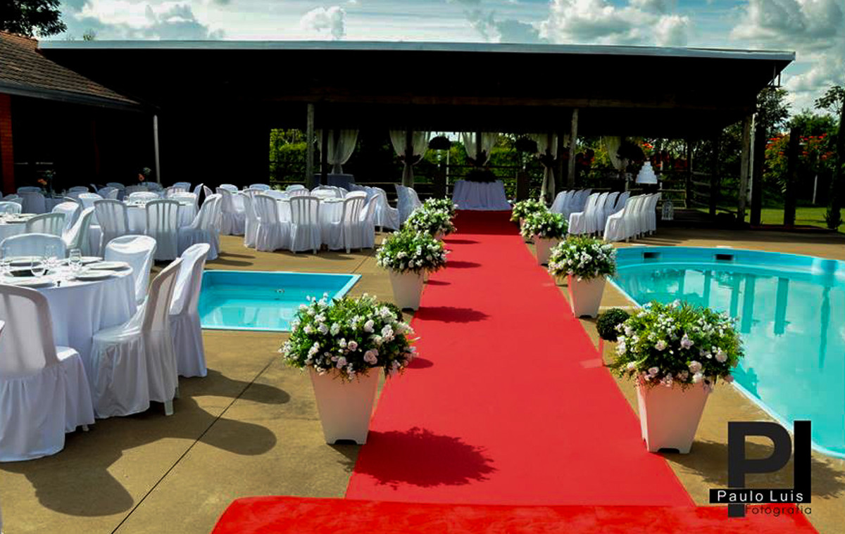 O local da recepçao