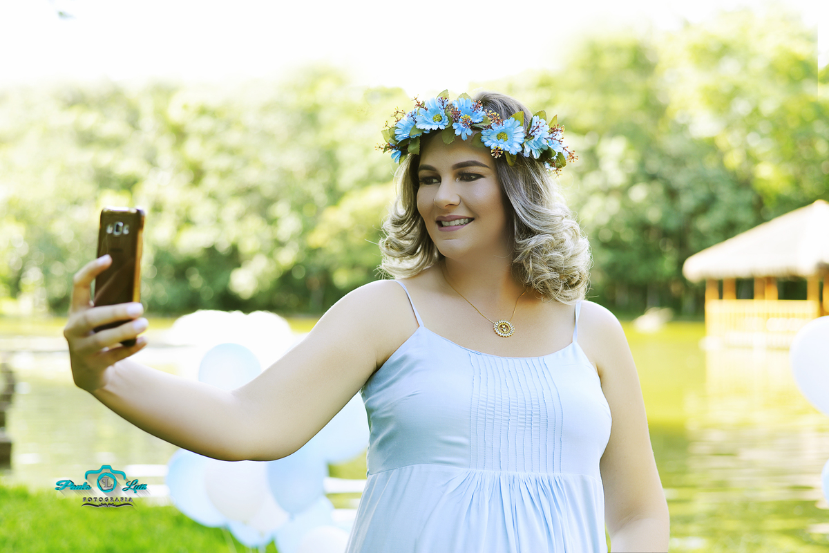 fazendo uma Self linda ! 