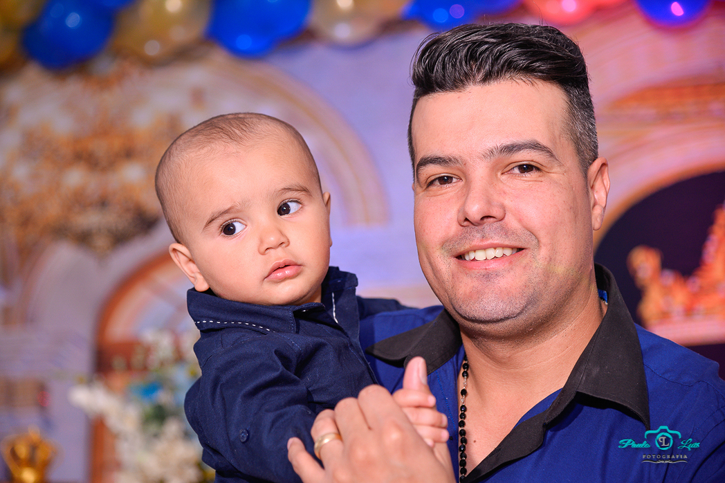 Nicolas no colo do papai Ivan