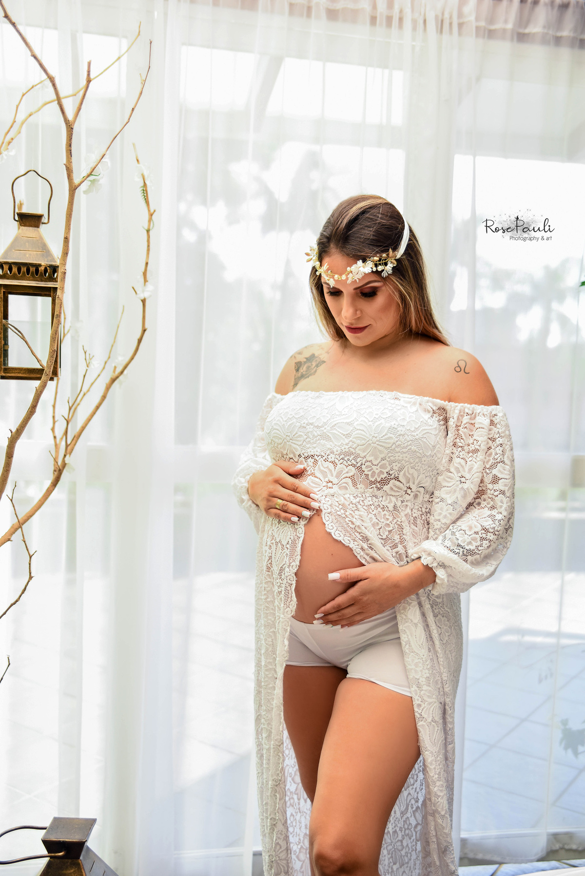 ensaio gestante milk bath