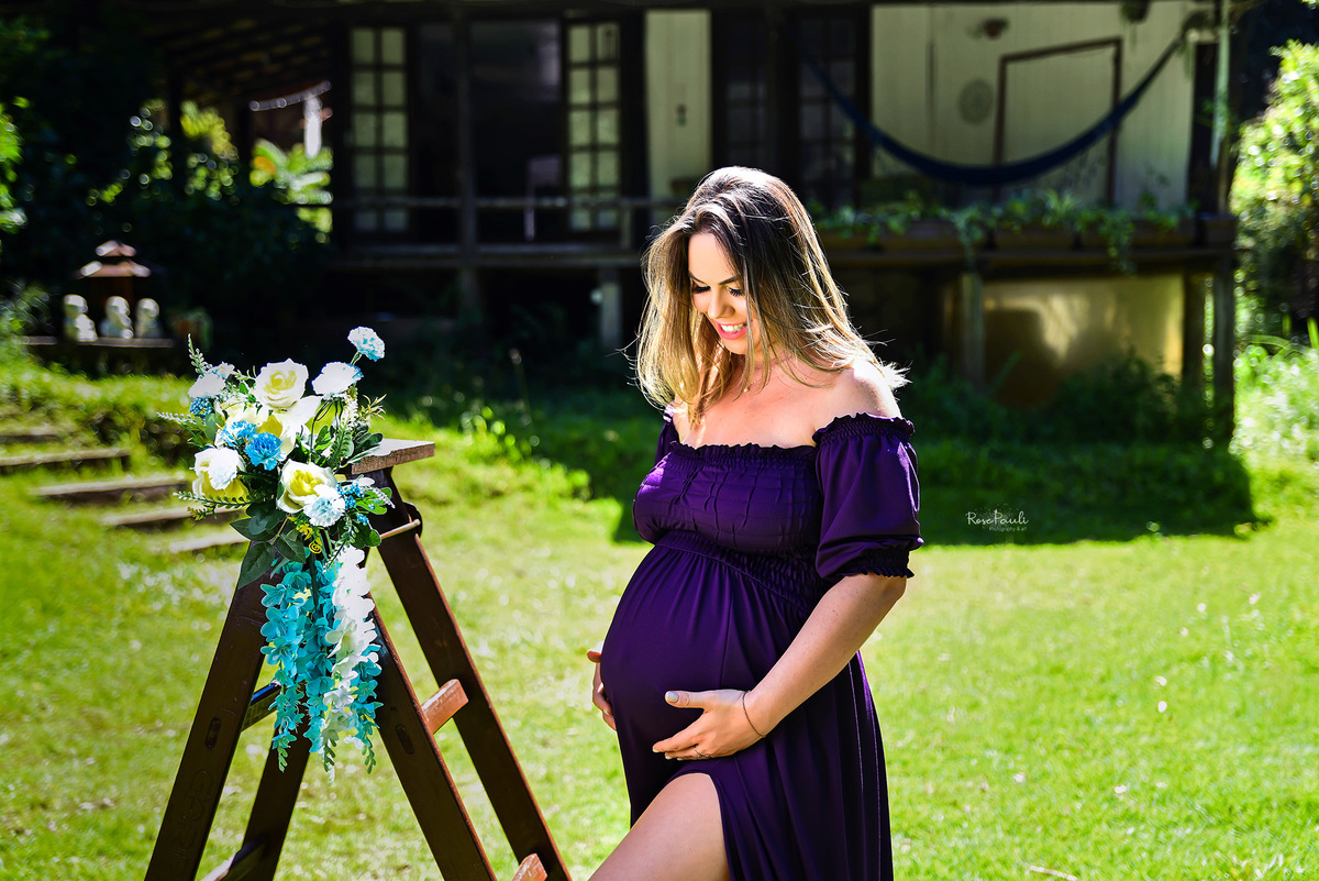 Ensaio externo gestante