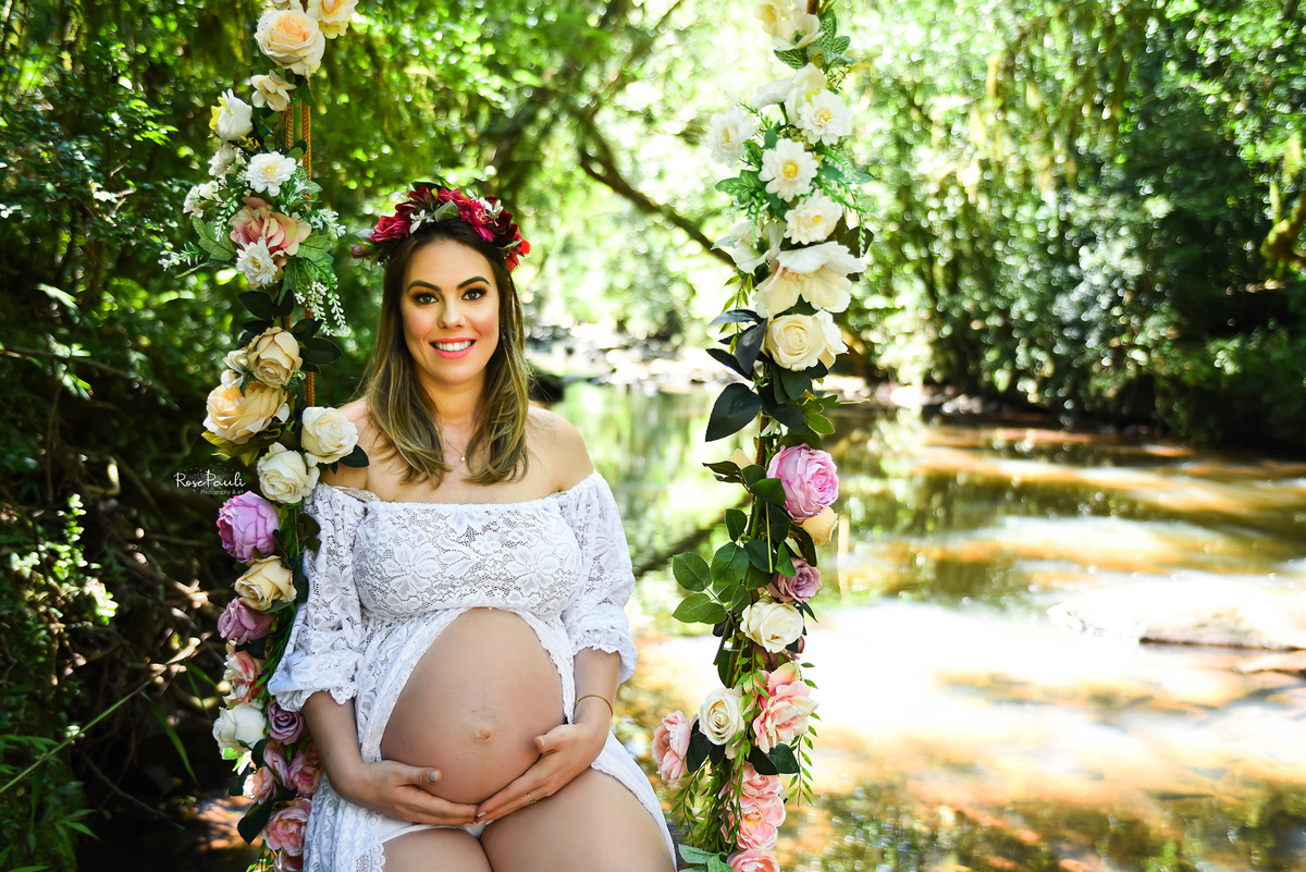 Ensaio externo gestante