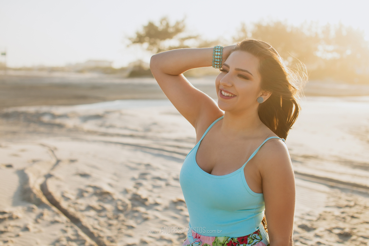 Book de 15 anos praia Atlântida