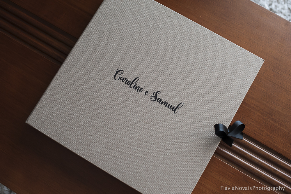 Caixa em tecido personalizada.