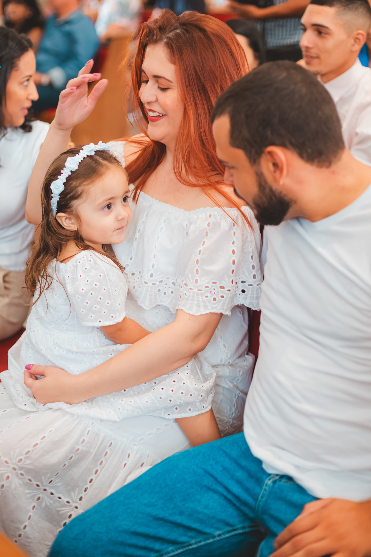 Zoe, Mamãe e dindo.