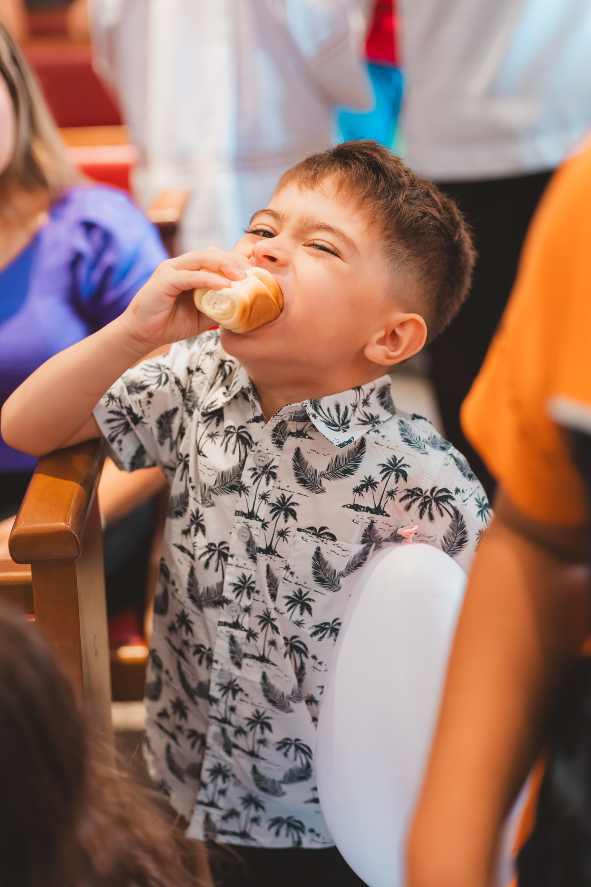 Ah era será que era no pãozinho que ele estava pensando?