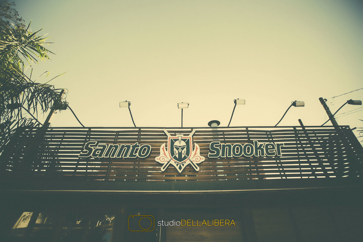 Sannto Snnoker, local do making of do noivo