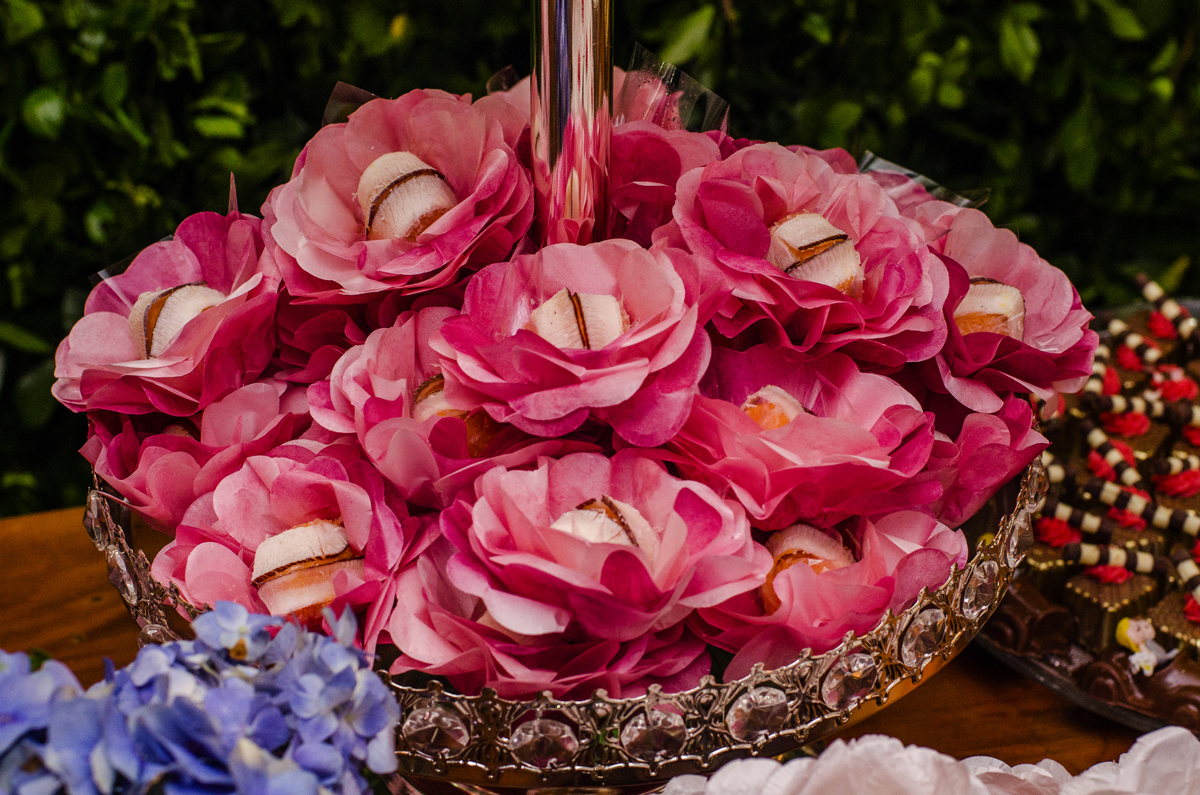 Decoração de casamento docinho de casamento topo de bolo niterói rio de janeiro fotografia de casamento nossa casa estúdio mesa de doces rustica com flores floral muro inglês docinhos criativos forminhas exclusivos 