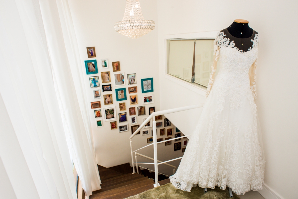 Prova do Vestido de noiva, Atelier de alta costura Stephanie Cachapuz Couture Niterói, Rio de Janeiro, RJ. Vestido Branco, Dia da noiva