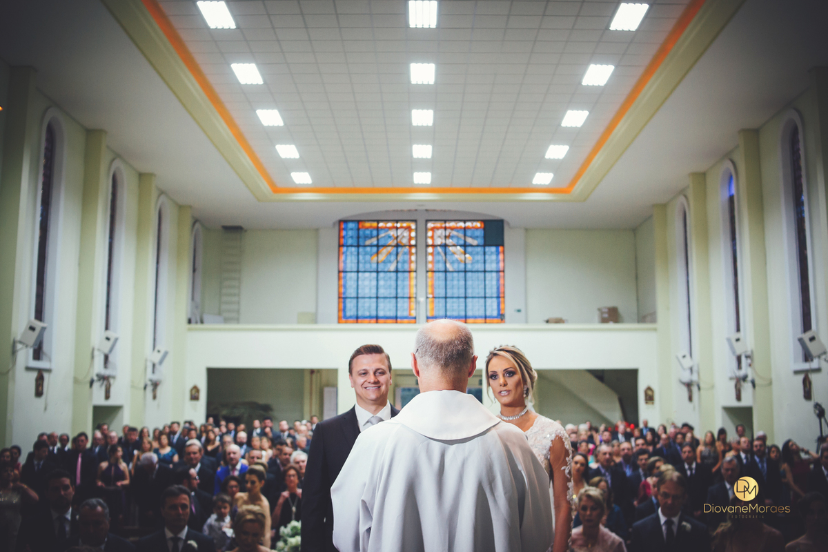 Cerimonia Religiosa igreja Santa Terezinha em Passo Fundo RS Fotografia Diovane Moraes 