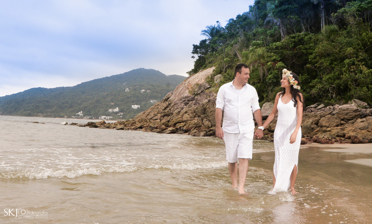 SKJ Fotografia - Ensaio pré-wedding - praia das Conchas - Guarujá - SP