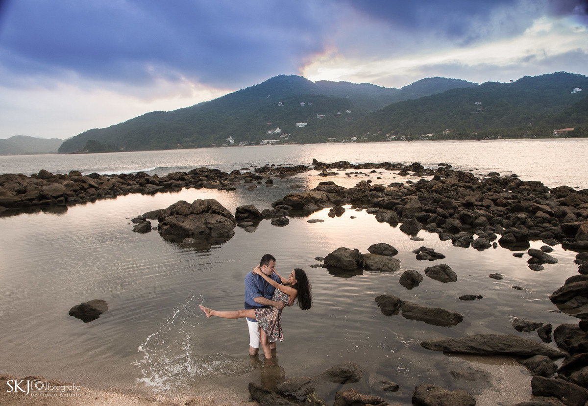 SKJ Fotografia - Ensaio pré-wedding - praia das Conchas - Guarujá - SP