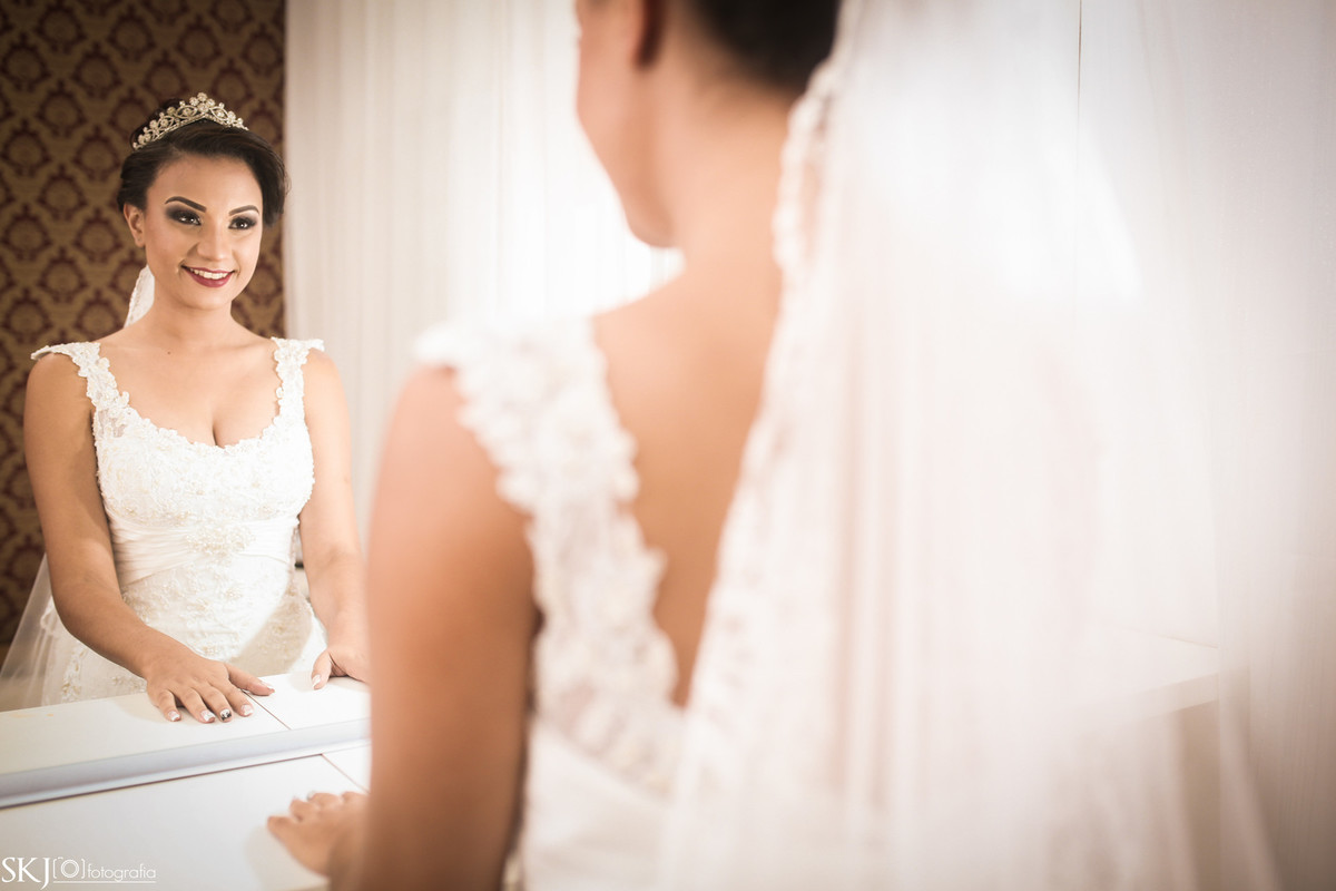 SKJ Fotografia - Making of noiva: Gisele Grenza Hair Studio - Suzano - SP