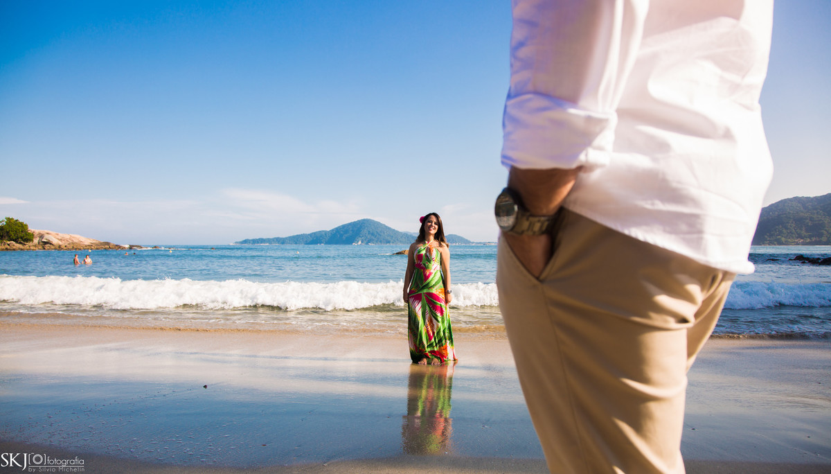 SKJ Fotografia - Ensaio pré wedding - Praia das conchas - Guarujá - SP
