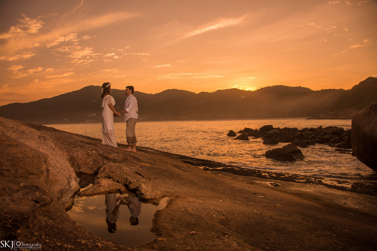 SKJ Fotografia - Ensaio pré wedding - Praia das conchas - Guarujá - SP