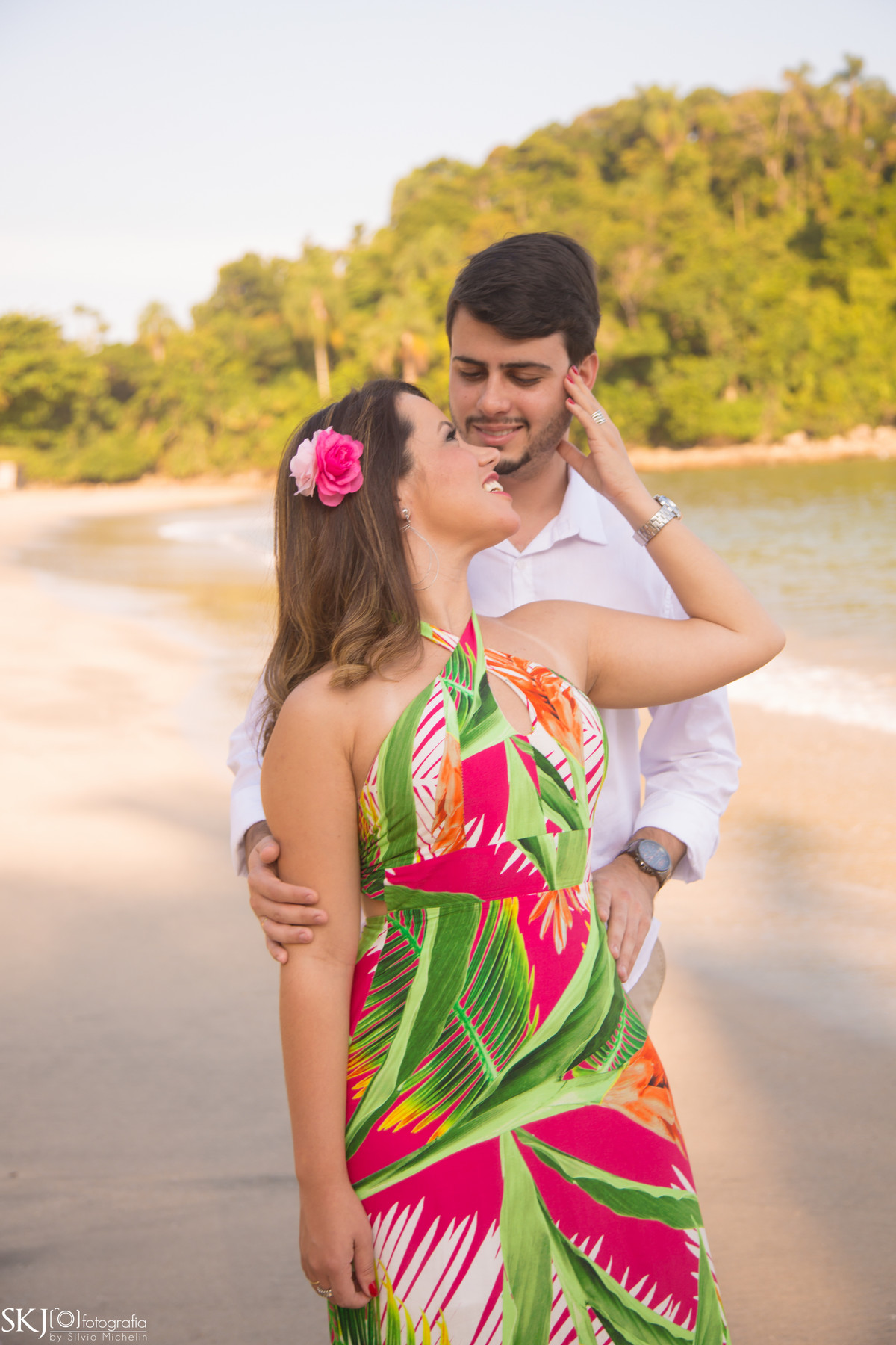 SKJ Fotografia - Ensaio pré wedding - Praia das conchas - Guarujá - SP