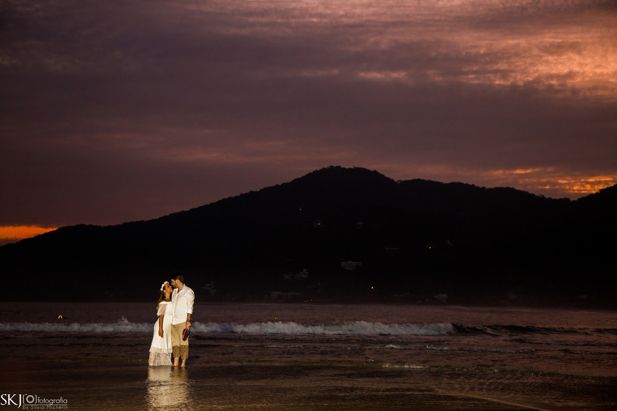 SKJ Fotografia - Ensaio pré wedding - Praia das conchas - Guarujá - SP