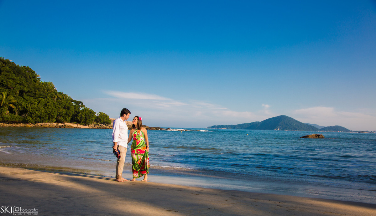 SKJ Fotografia - Ensaio pré wedding - Praia das conchas - Guarujá - SP