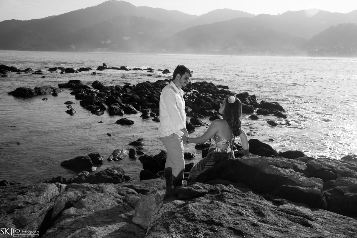 SKJ Fotografia - Ensaio pré wedding - Praia das conchas - Guarujá - SP