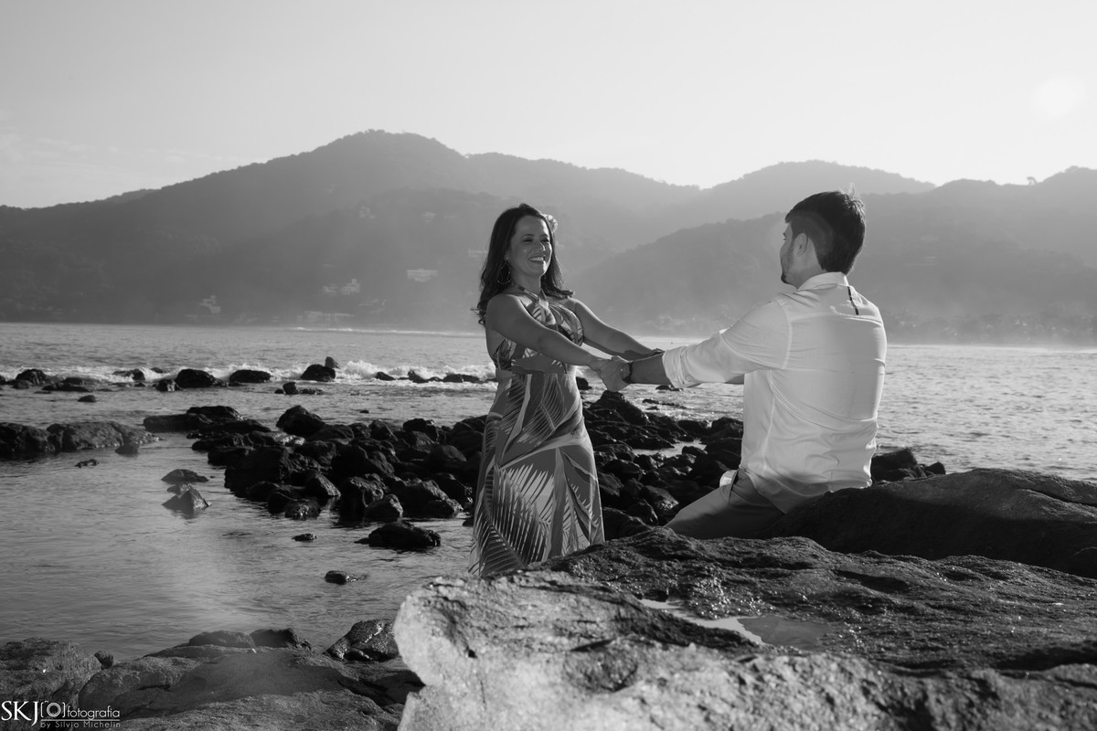 SKJ Fotografia - Ensaio pré wedding - Praia das conchas - Guarujá - SP